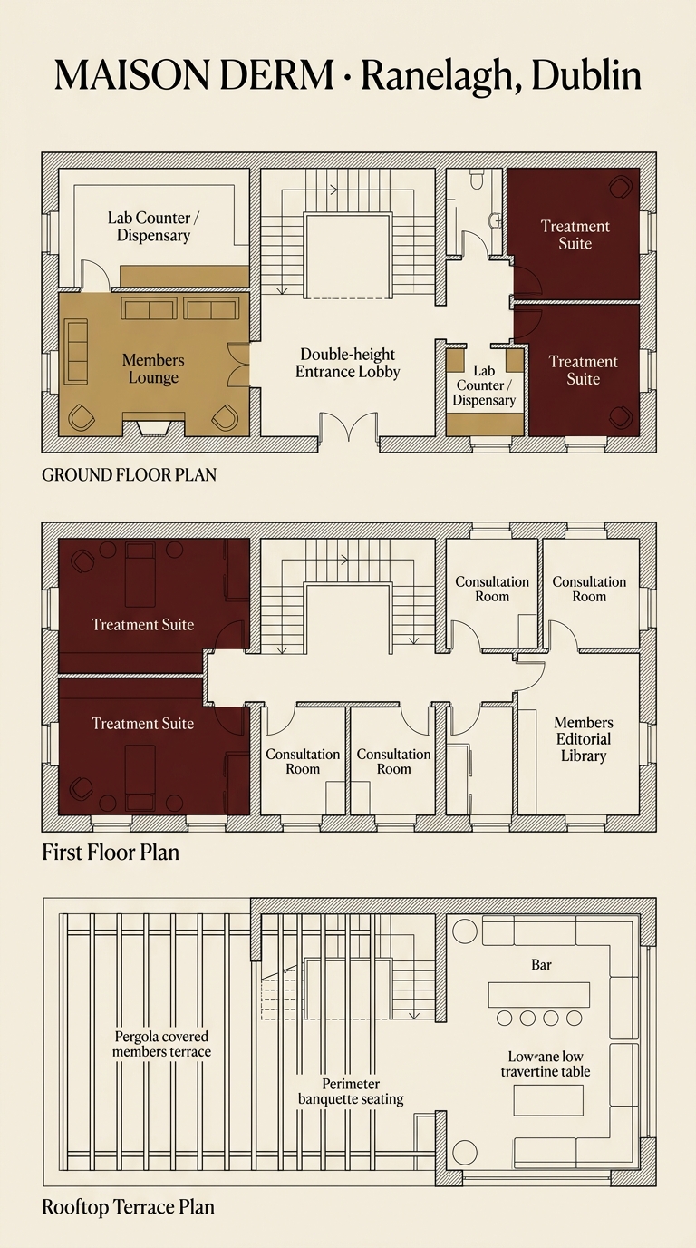 MAISON DERM floor plan — warehouse