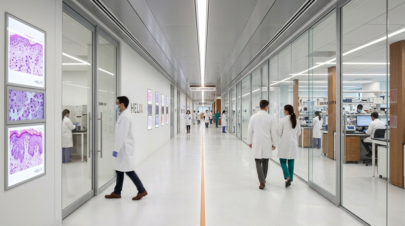 HELIX lab corridor